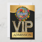 Hispanic Welcome VIP Admission Einladung (Vorderseite)