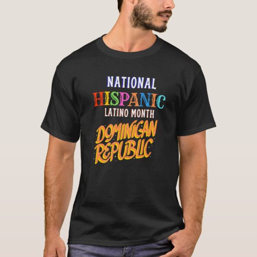 Hispanic Zeremonie Monat Prideful Latin Spanish Am T-Shirt (Vorderseite)
