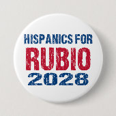 Hispanics for Rubio 2028 Button (Vorderseite)