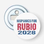 Hispanics for Rubio 2028 Flaschenöffner (Vorderseite)