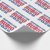 Hispanics for Rubio 2028 Geschenkpapier (Ecke)