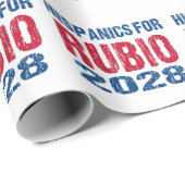 Hispanics for Rubio 2028 Geschenkpapier (Rolleneckpunkt)
