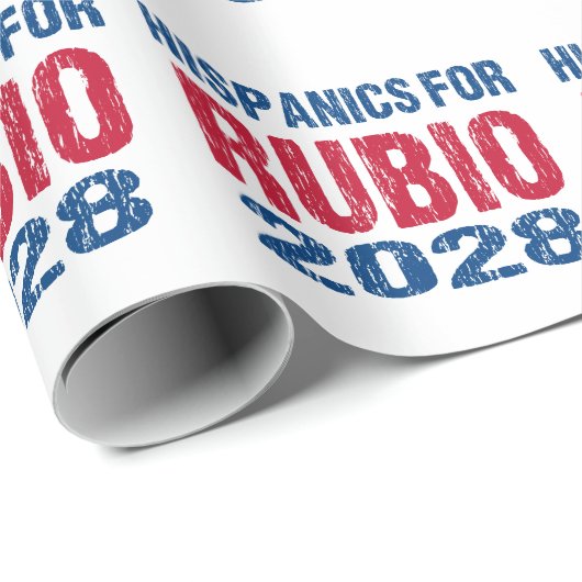 Hispanics for Rubio 2028 Geschenkpapier (Rolleneckpunkt)