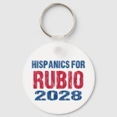 Hispanics for Rubio 2028 Schlüsselanhänger (Vorderseite)