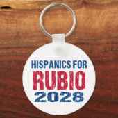 Hispanics for Rubio 2028 Schlüsselanhänger (Rückseite)