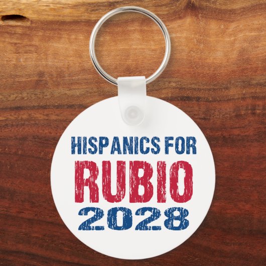 Hispanics for Rubio 2028 Schlüsselanhänger (Rückseite)