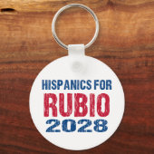 Hispanics for Rubio 2028 Schlüsselanhänger (Vorderseite)