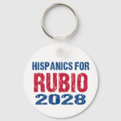 Hispanics for Rubio 2028 Schlüsselanhänger (Rückseite)