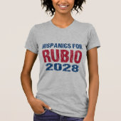 Hispanics for Rubio 2028 T-Shirt (Vorderseite)