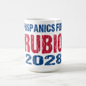 Hispanics für Rubio 2028 Kaffeetasse (Mittel)