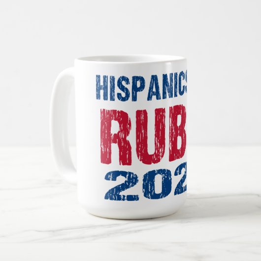 Hispanics für Rubio 2028 Kaffeetasse (Vorderseite Links)