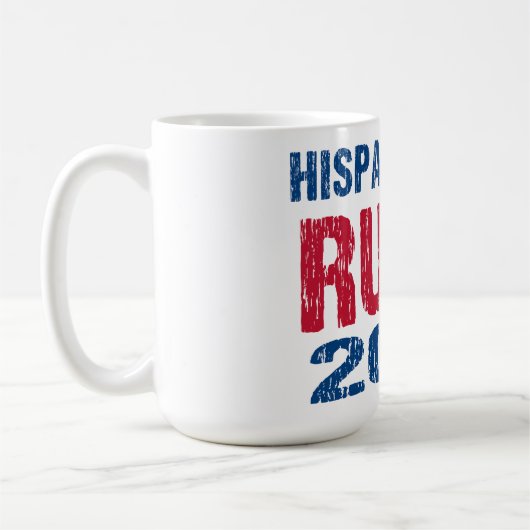 Hispanics für Rubio 2028 Kaffeetasse (Links)