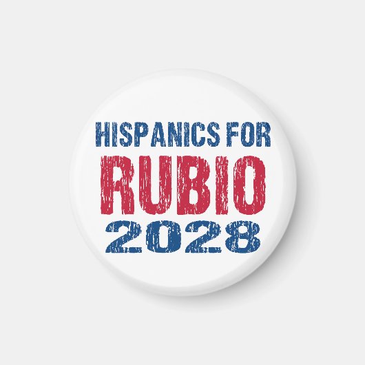 Hispanics für Rubio 2028 Magnet (Vorne)