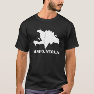 Hispaniola Dominikanische Republik Haiti Karte Kar T-Shirt