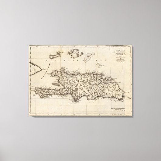 Hispaniola, St Domingo Leinwanddruck (Vorderseite)