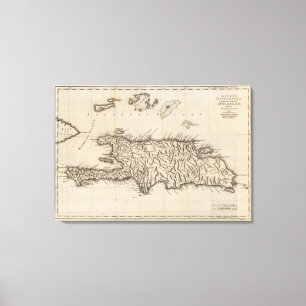 Hispaniola, St. Domingo Leinwanddruck