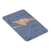Hispaniola Weather map Magnet (Rechte Seite)