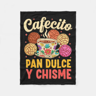 Hispanisch mexikanische Concha Kaffee Cafecito Pan Fleecedecke