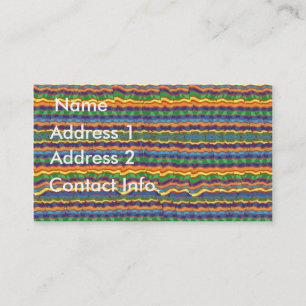 Hispanische Entwurfs-Visitenkarte Visitenkarte