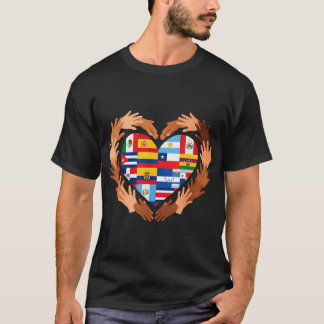 Hispanischer Erbschaftsmonat Lateinamerikanische F T-Shirt