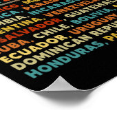 Hispanischer Kulturerbe Monat Alle lateinamerikani Poster (Ecke)