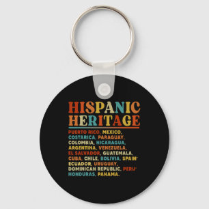 Hispanischer Kulturerbe Monat Alle lateinamerikani Schlüsselanhänger