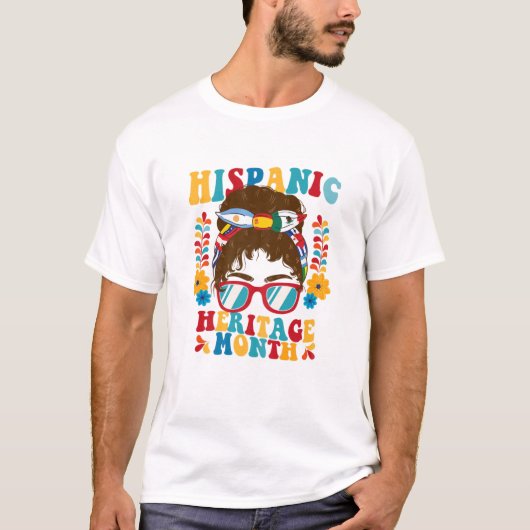 Hispanischer Kulturerbe Monat Spanien T-Shirt (Vorderseite)