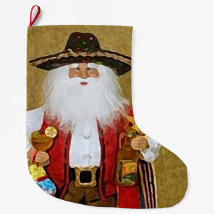 Hispanischer mexikanischer südwestlicher Texan Großer Weihnachtsstrumpf