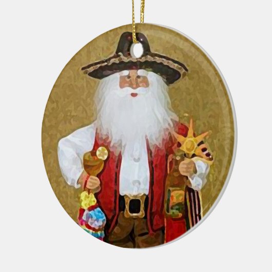 Hispanischer mexikanischer südwestlicher Texan Keramikornament (Links)