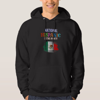 Hispanischer Zeremonienmonat Stolz Lateinischer Sp Hoodie