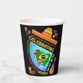 HISPANISCHES ERBE MONAT PAPPBECHER (Rückseite)