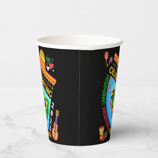 HISPANISCHES ERBE MONAT PAPPBECHER (Rechts)