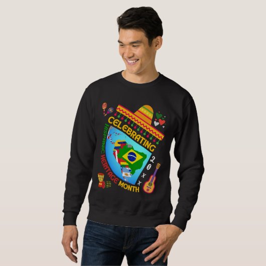 HISPANISCHES ERBE MONAT SWEATSHIRT (Vorne ganz)