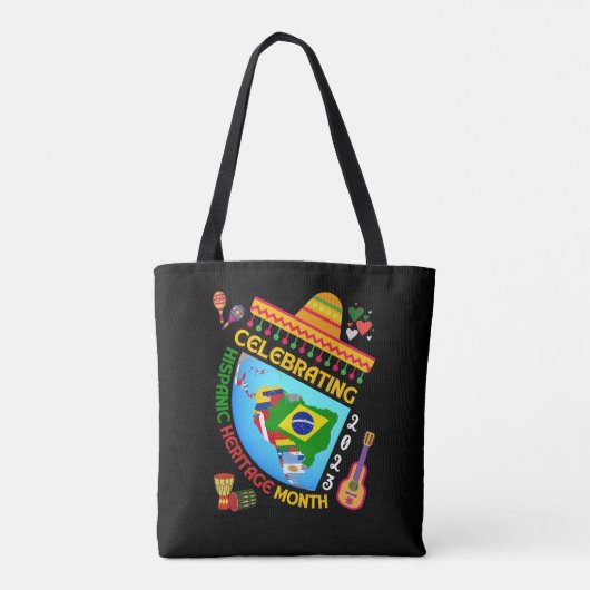HISPANISCHES ERBE MONAT TASCHE (Rückseite)