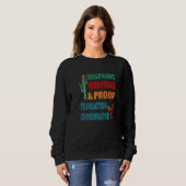 Hispanisches Erbe & Stolz Transaction Coordinator  Sweatshirt (Vorne ganz)