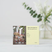 Hispanisches Thema-Geschäft Visitenkarte (Stehend Vorderseite)