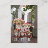 Hispanisches Thema-Geschäft Visitenkarte (Rückseite)