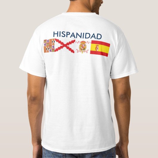 HISPANITÄT Herkunft und Länder. Voran und hinten T-Shirt (Rückseite)