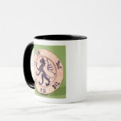 Hispano-Moresque Teller, Zinn-glasiert Tasse (Vorderseite Links)