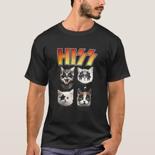 Hiss Ca Hiss Cat Hiss Cat T-Shirt (Vorderseite)