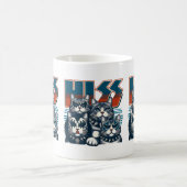 HISS Funny Cat Band Parody Cat Lovers & Pet Besitz Kaffeetasse (Mittel)