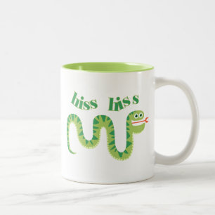 Hiss Hiss Snake Zweifarbige Tasse