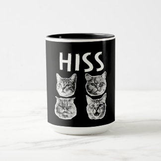 HISS (KISS) Katzenrücklauf Tasse