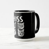 HISS (KISS) Katzenrücklauf Tasse (VorderseiteRechts)
