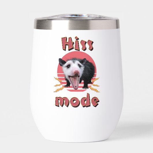 Hiss Mode Funny Opossum Hissing (Vorderseite)