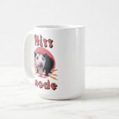 Hiss Mode Funny Opossum Hissing Kaffeetasse (Vorderseite Links)