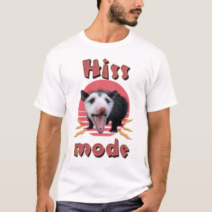 Hiss Mode Funny Opossum Hissing T-Shirt