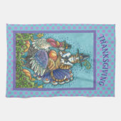 HISS N' FITZ CAT, ERNTEDANK KÜCHE TOWEL GESCHIRRTUCH (Horizontal)