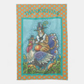 HISS N FITZ CAT, ERNTEDANK TÜRKEI KÜCHE TOWEL GESCHIRRTUCH (Vertikal)