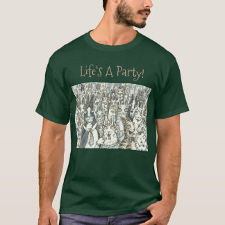 Hiss N' Fitz CAT PARTY T SHIRT Mens